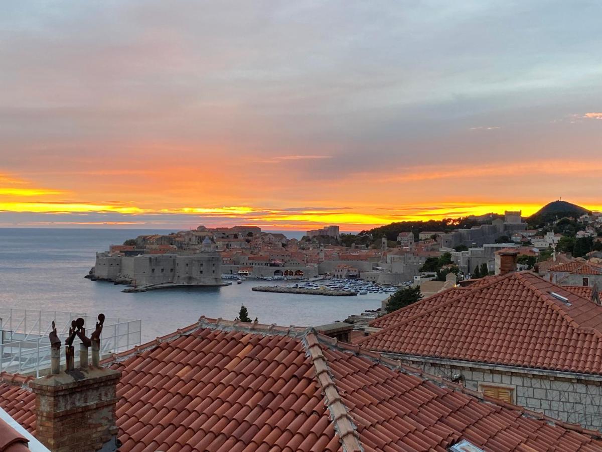 Sunset Over The Dubrovnik'S Old Town Zewnętrze zdjęcie